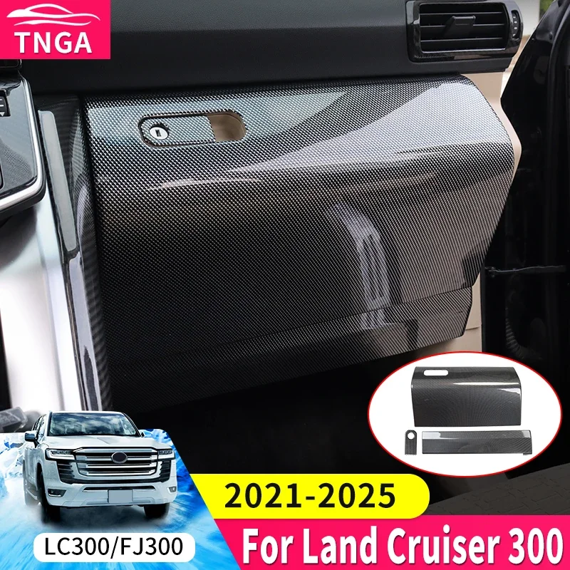 

Для Toyota Land Cruiser LC300 J300 2021-2025 перчаточный ящик второго пилота, крышка ящика для хранения, аксессуар для обновления салона, материал ABS