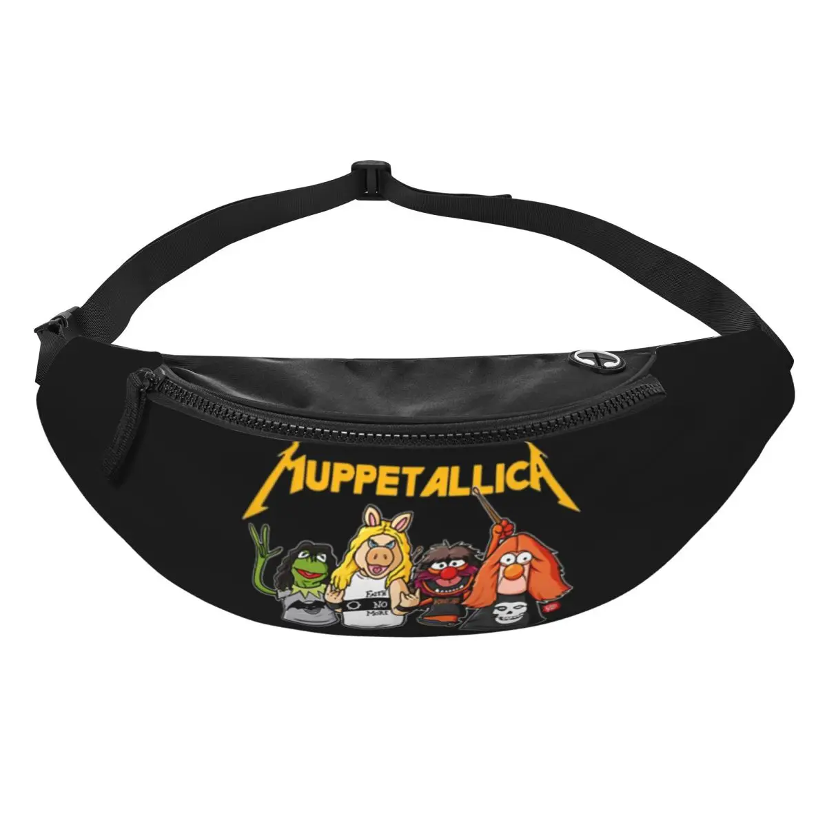 

Muppetallica - Muppets Fanny Pack Men Women Crossbody Adjustable Waist Bag Travel Running Phone Pouch