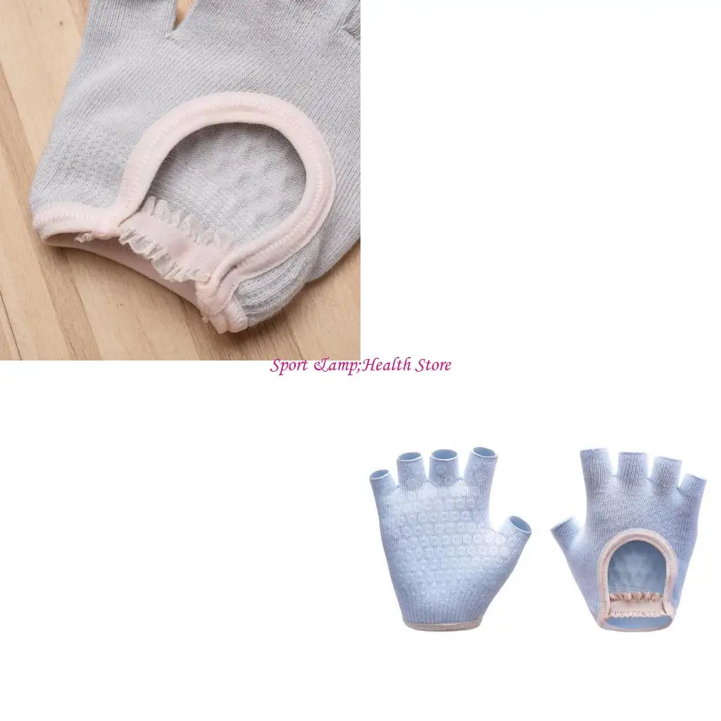 

Breathable Fitness Gloves Sport Gloves Half Finger Gloves Training Gloves Pilates Gloves for Girl and Women