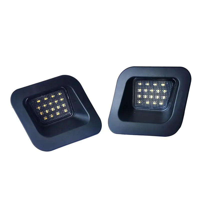 

Простые фонари заднего бампера, светодиодные фонари номерного знака, автомобильные аксессуары, пластик 55077291AE для грузовика 2003-2018 Dodge Ram 1500 2500 35