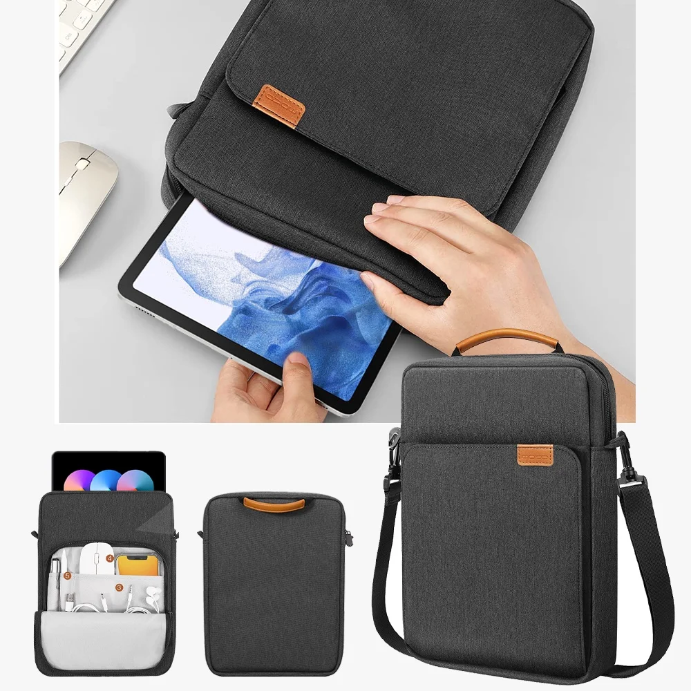 

Portable Bag For Samsung Tab S9 Plus 12.4 2023 S9+ S7 FE New Universal For Tab S7/S8/Plus/FE/A7/A8/S6 Lite Handbag Case Sleeve