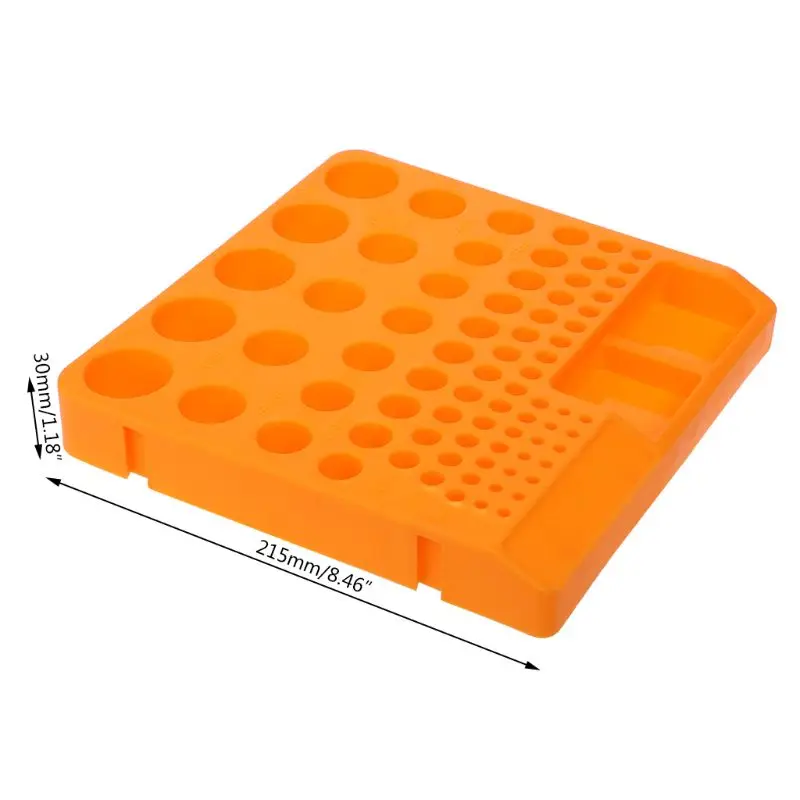 Supporto per vassoio contenitore organizzatore per scatola immagazzinaggio per accessori per utensili per pinze per punte da