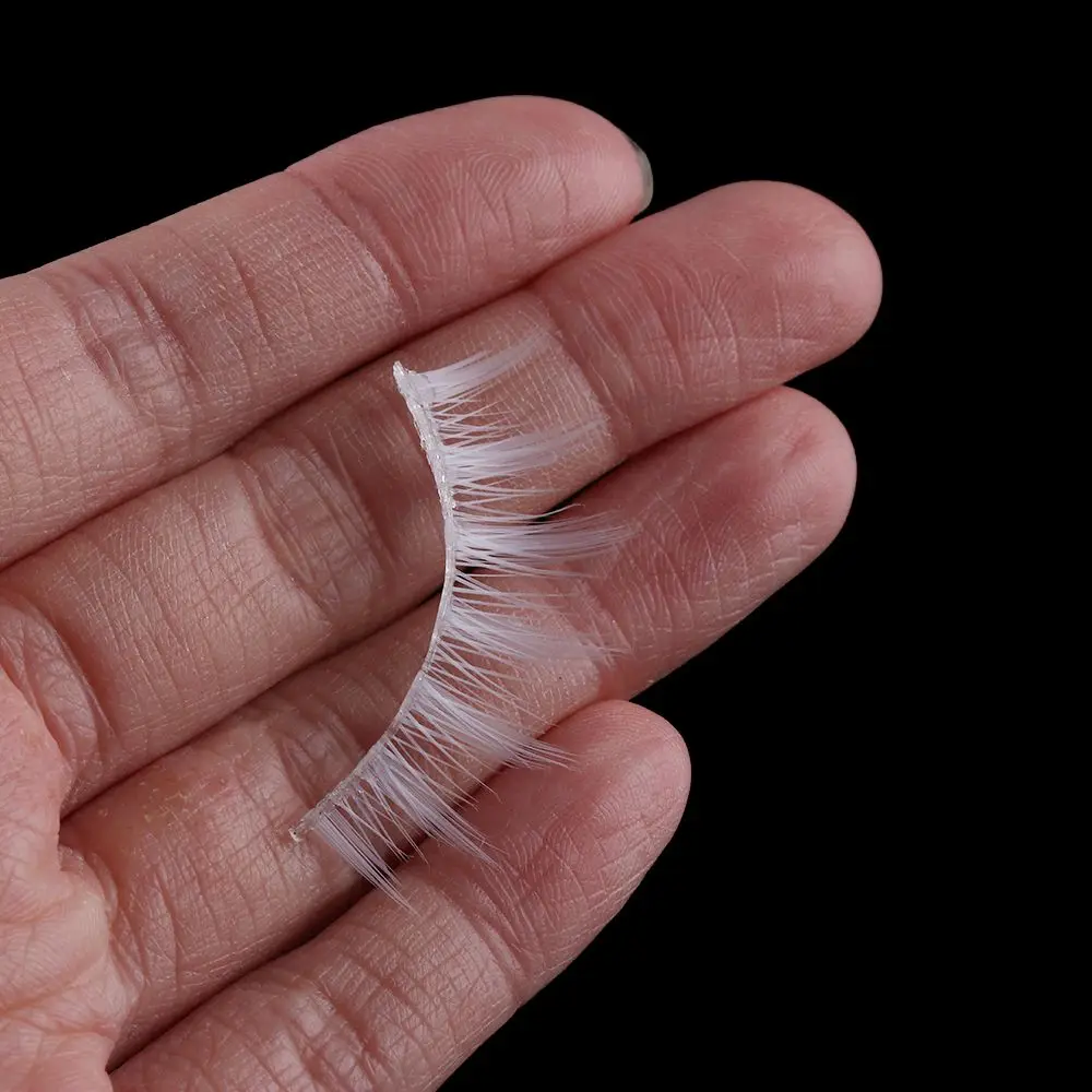 Beauty White Thick Cross Long Cross  Eyelashes Extension False Eyelashes Natural Long