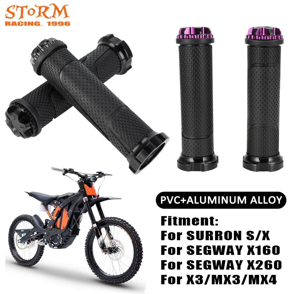 Handle Grips Throttle Motorcycle Motocross Handlebar Grips Aluminum For SURRON Sur Ron S/X SEGWAY X160 X260 X3 MX3 MX4