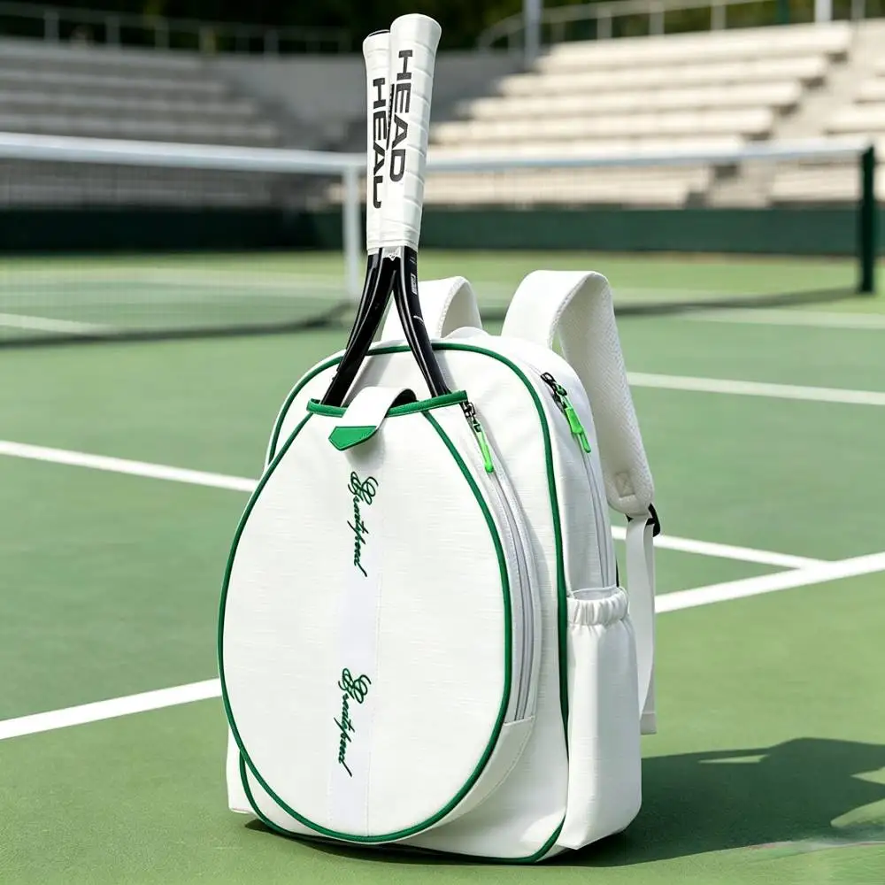 Fashion Tennis Rackets Backpack Large Capacity Badminton Squash Gym Bag with Separated Shoes Compartment Travel Bag