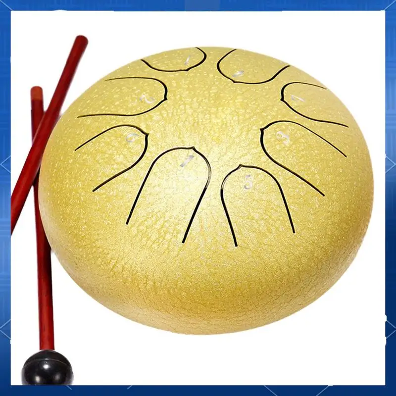 

ABJV 6 Inch 8 Tone Rain Drum Outdoor Chakra Drum Garden Instrument Rain Drum Ethereal Drum