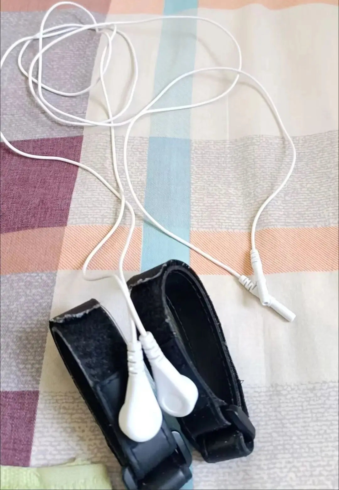 

4pcs（2pair）New Black Connection Cable Wire for Healy Device 4mm Snap 96cm Long 2 mm Female