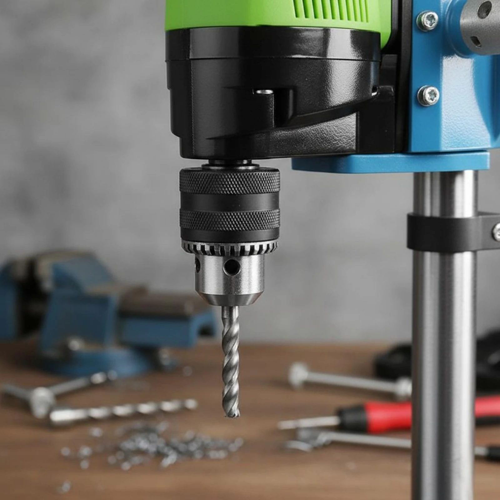 Mini Bench Drill Press Multi-Functional Small Benchtop Drill Multifunctional Milling Machine Low Noise Function for Workshop