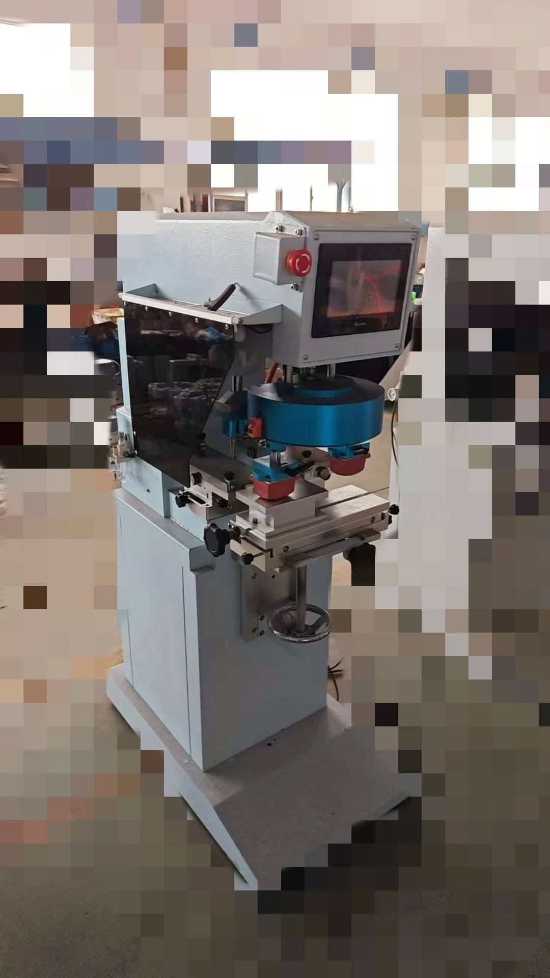 Máquina de impresión de marca registrada