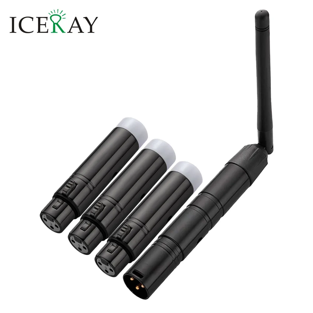 

DMX Wireless DMX512 Transmitter Receiver Controller XLR For Disco DJ Party Bar Stage PAR Moving Head Laser Light