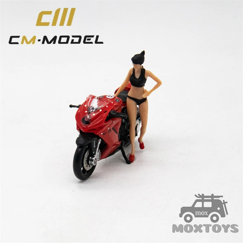 CM MODEL 1:64 MV Agusta F3Rosso Red With Showgirl MV F3Rosoo