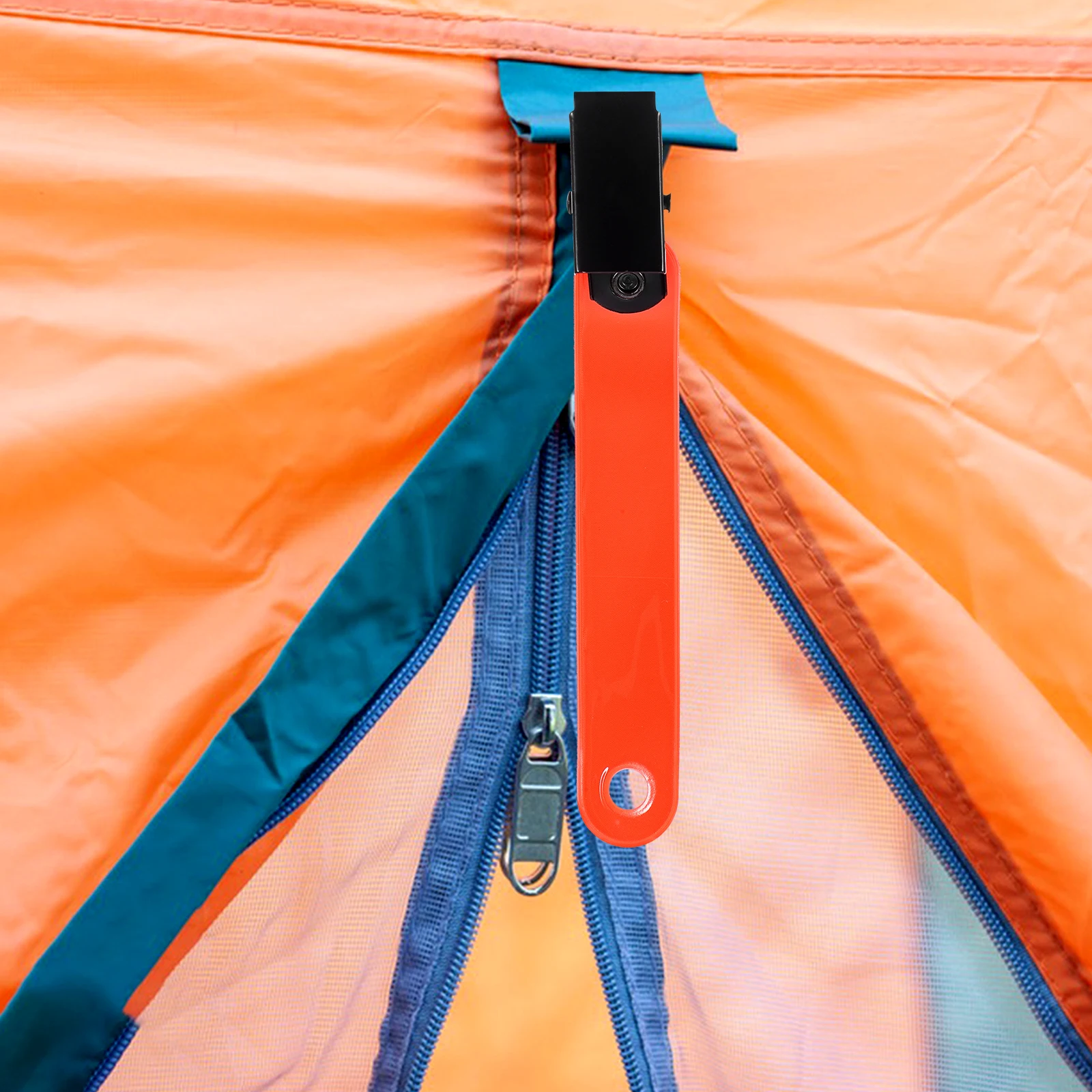 

12pcs Fluorescent Band Clips Waterproof For Outdoor Safety Trail Marking Clip Hiking Camping Running Cycling Accessories