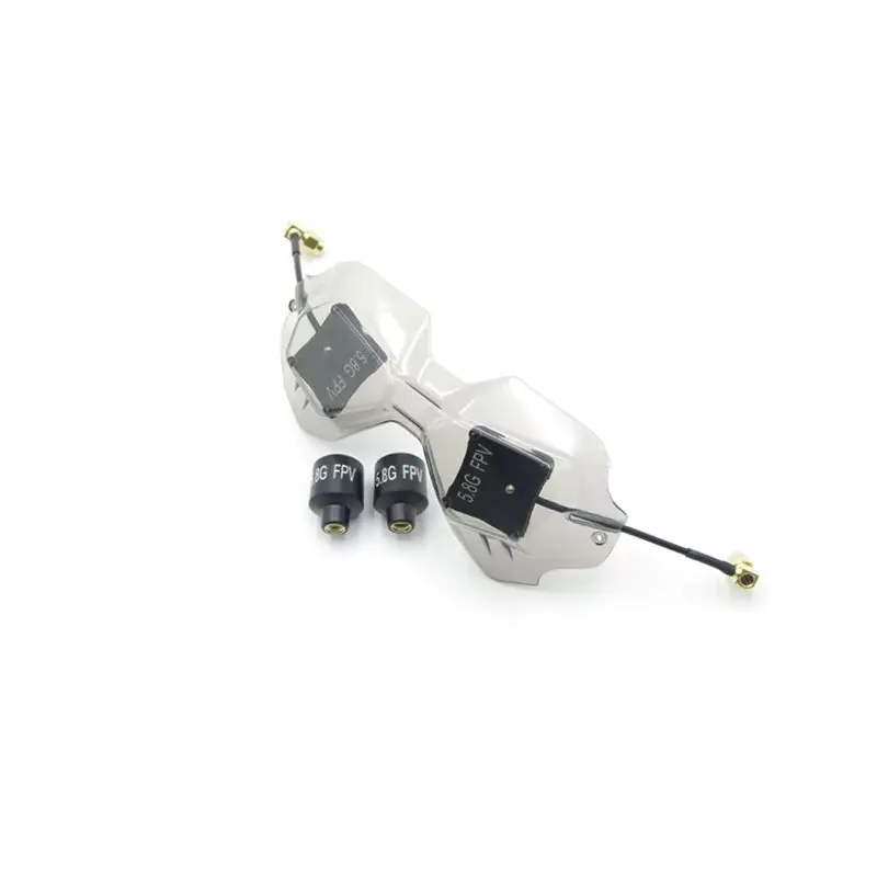 HD-02 FPV Antenna 5.8GHz 8.4dBi Directional Patch Visor Antenna Stubby LHCP Combo Set for HD 2 FPV Goggles