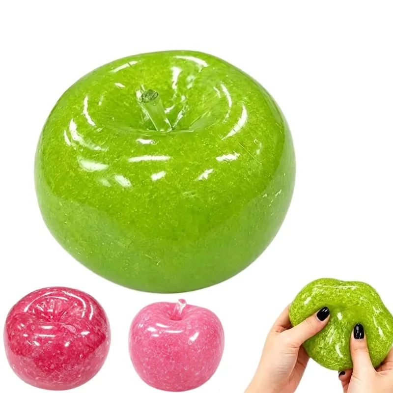 Cute Slushy Ball Squishy Stress Relief Toy Clear Squeeze Ball Sensory Fidget Toy Office Desk Decor For Adults