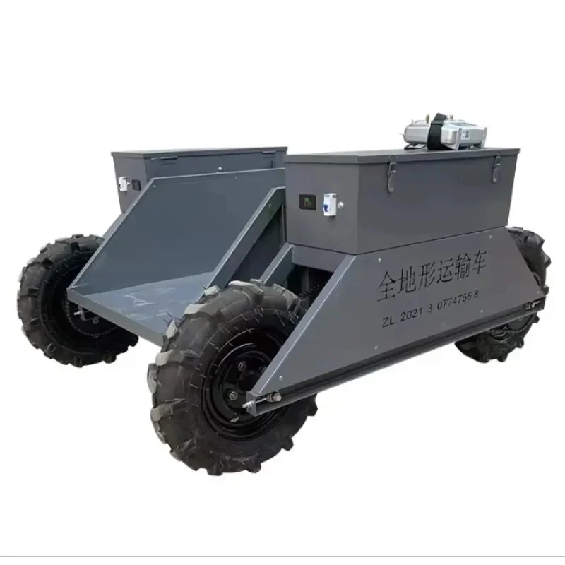 New Four-Wheel Drive All-Terrain Transport Vehicle Steel Remote Handling Agrltural Off-Road Climbi