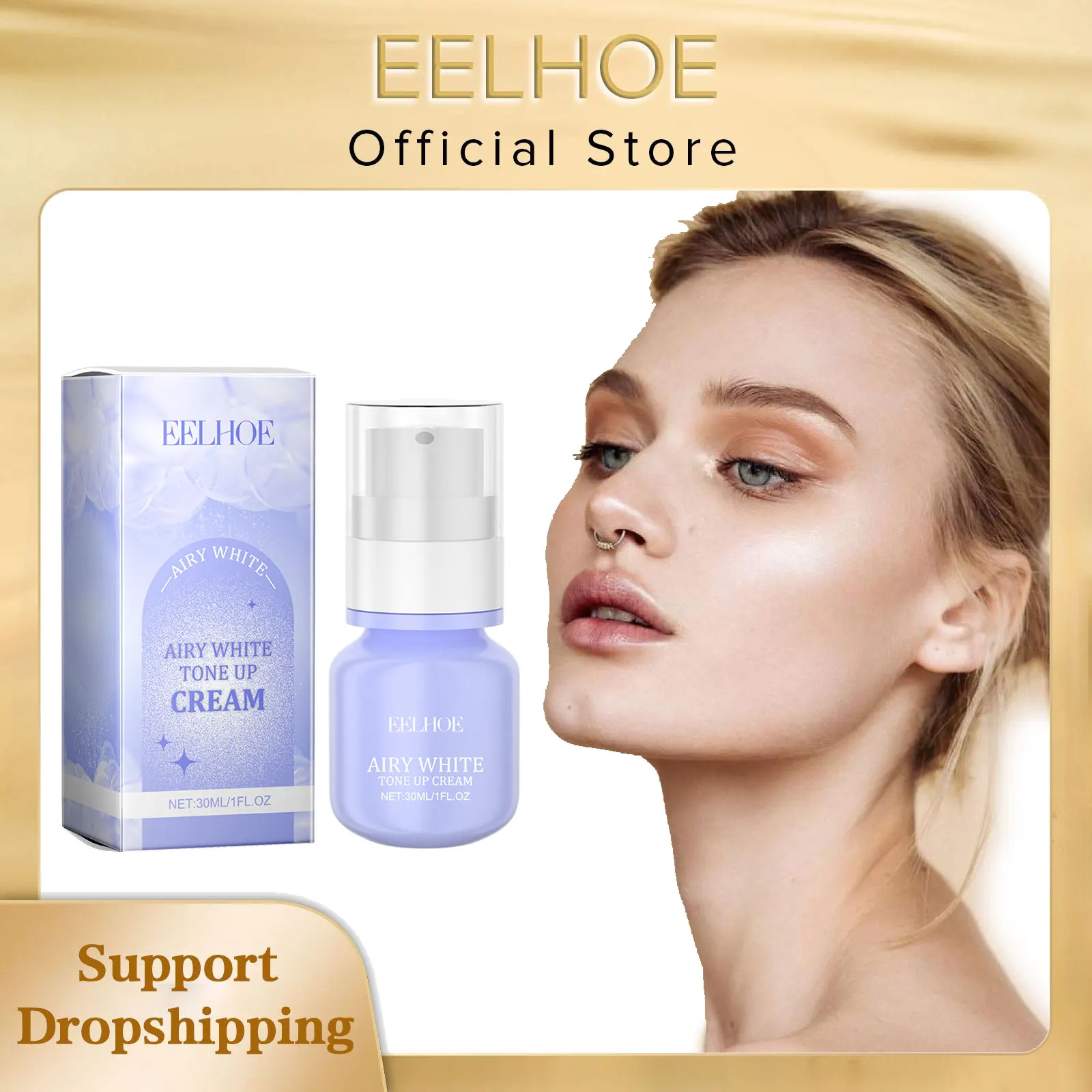 

Vitamin C Cream Brightening Skin Lightening Face Concealer Full Coverage Improve Dull Skin Repair Facial Moisturizing Cream 30ml