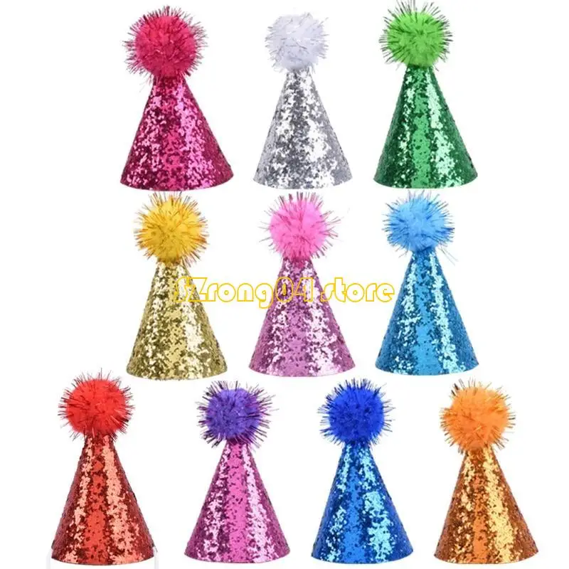 H4GD Small Party Hat Pet Accesorios vestuario Cats Suministros fiesta Celebración perros Celebración