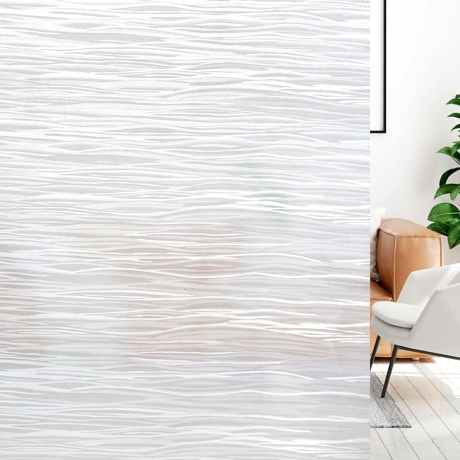 ماتي الزجاج ملصق غرفة نوم الحمام شرفة نافذة مكافحة تسرب الضوء مبهمة مكافحة مختلس النظر الخصوصية فيلم الامتزاز الكهروستاتيكي #2