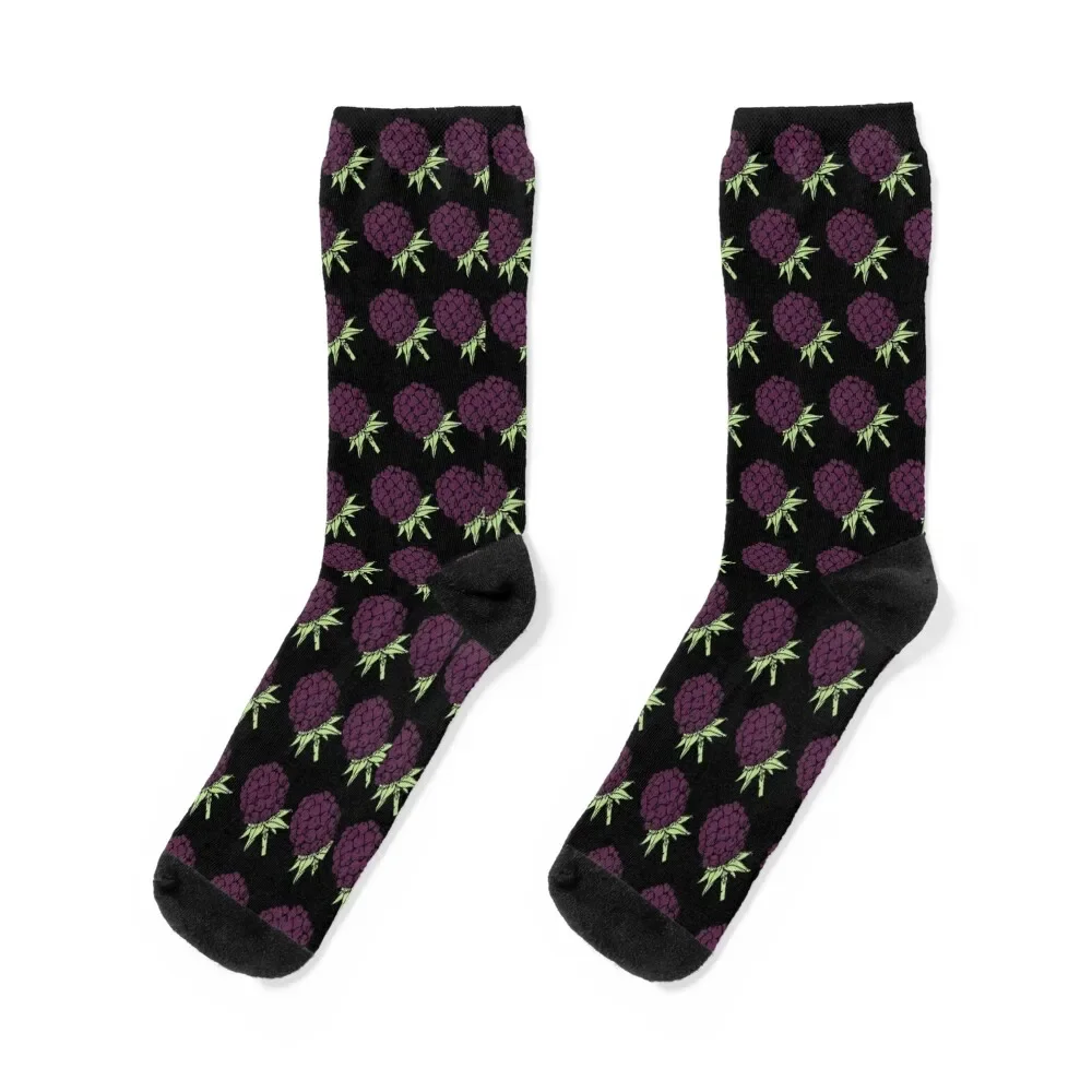 

Blackberry picking Socks floral hip hop FASHION retro Boy Child Socks Women's football custom anime Socks Ladies Men's