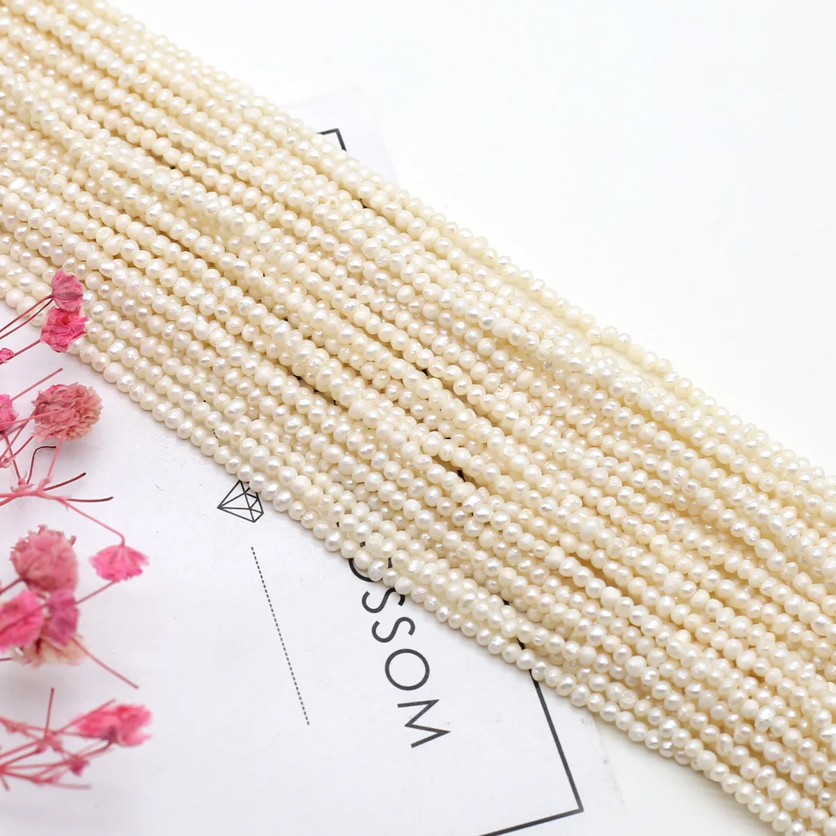 

Natural Pearl Beads Irregular Small Cultured Freshwater Pearl Beaded for Jewelry Making Necklace Bracelet 1.8-2mm