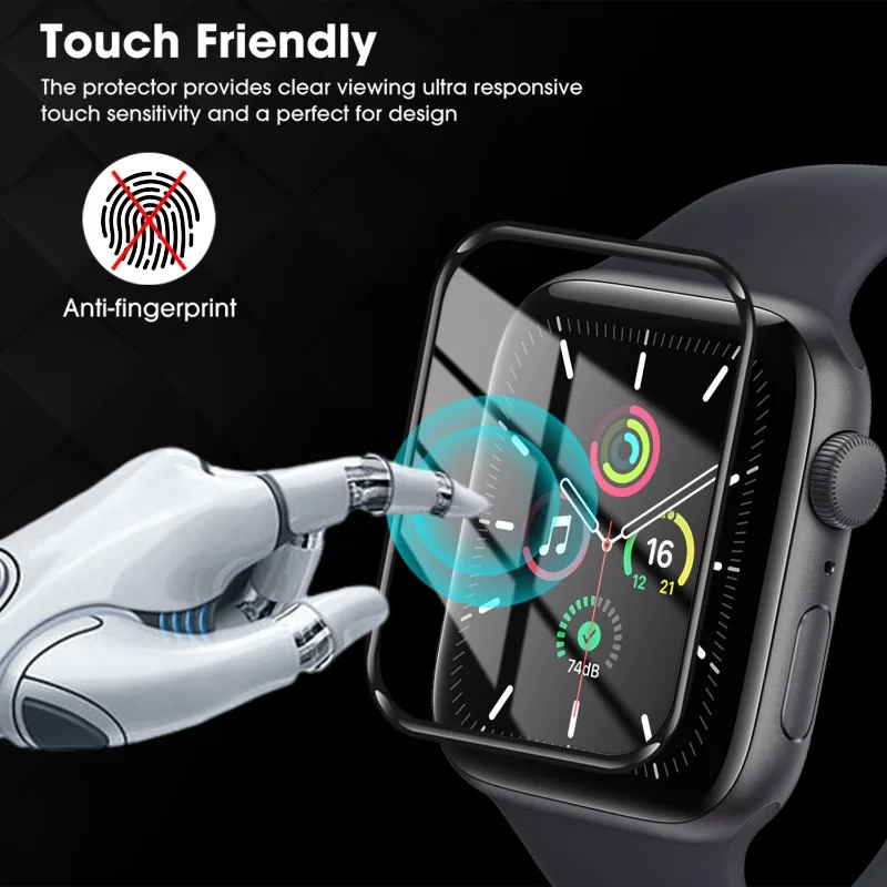 1/2 pezzi Kit di protezione schermo facile da installare per Apple Watch S10 S11 42mm 46mm 49mm per iWatch Ultra 3 2 1 Serie Pellicola ceramica morbida