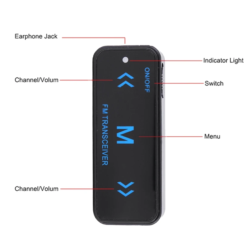 2PCS Talkie Walkie Protable Talkie Walkie Mini Talkie Walkie Adult Two Way Radio Toy 0.5W UHF 400-480Mhz