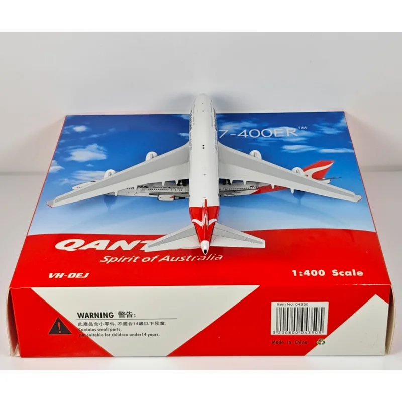 فينيكس 1/400 مقياس Qantas B747-400ER VH-OEJ يموت الصب سبيكة نموذج طائرة المقتنيات الحلي الزخرفية الهدايا اللعب