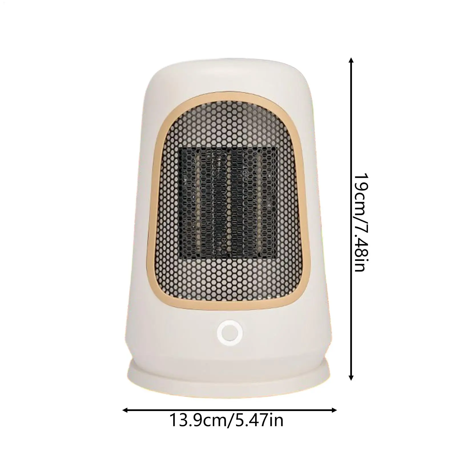 Room Heater Tip-Over Protection Compact Portable Indoor Space Heater For Elderly Women Men Adults Seniors Study Camping Tent
