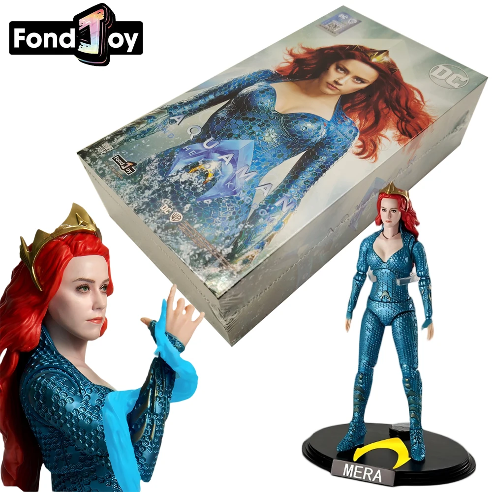 

Genuine Fondjoy New Aquaman and The Lost Kingdom Action Figures Collectible Mera Dolls Desktop Ornament Gifts for Superhero Fans