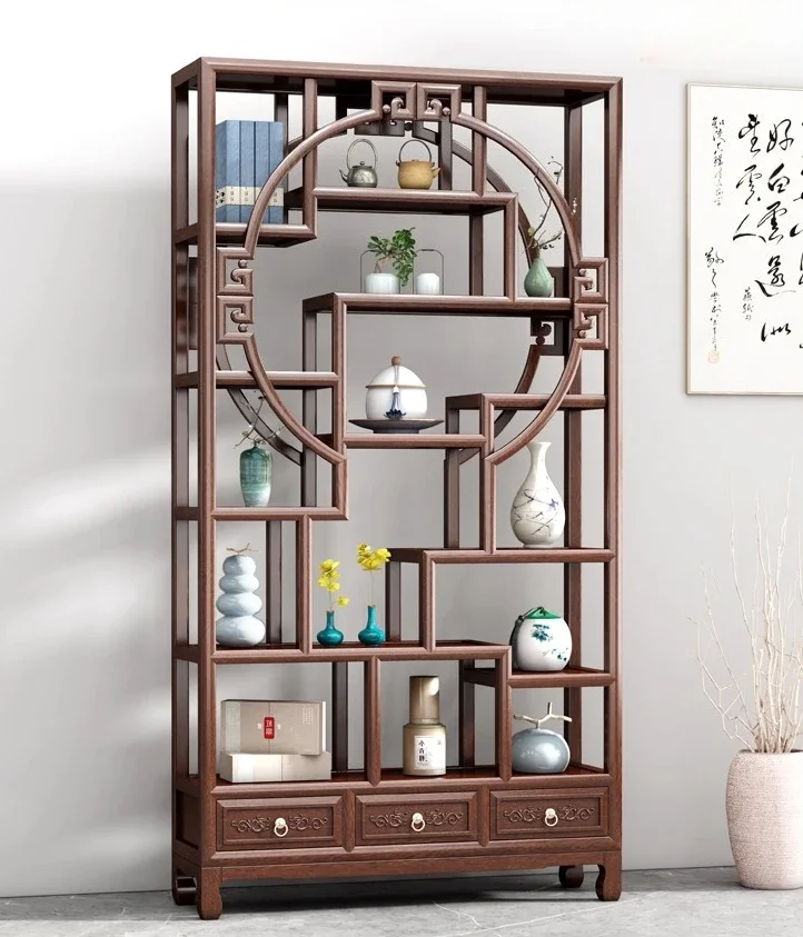 Shelf Solid wood Bogu frame Display cabinet Screen partition porch