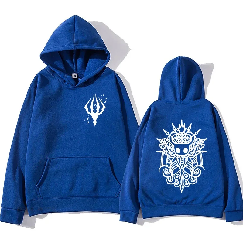 Gioco Hollow Knight uomo felpa con cappuccio uomo donna Casual moda oversize primavera Autunm Pullover felpa Cosplay vestiti o-collo felpa con