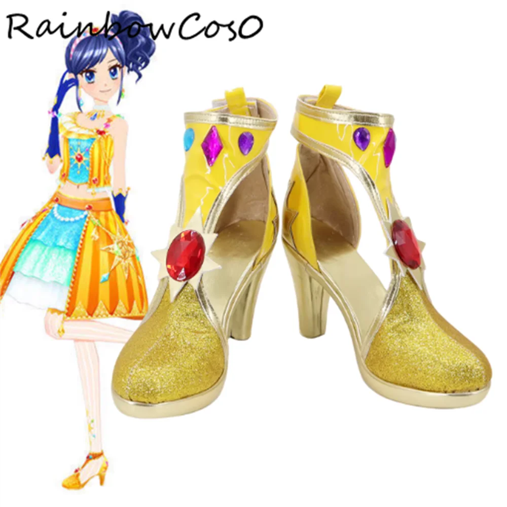 

Кирия Аои Айкатсу Айкатсу! Обувь для косплея, ботинки для игр, аниме, Хэллоуина, Рождества, RainbowCos0 W5585