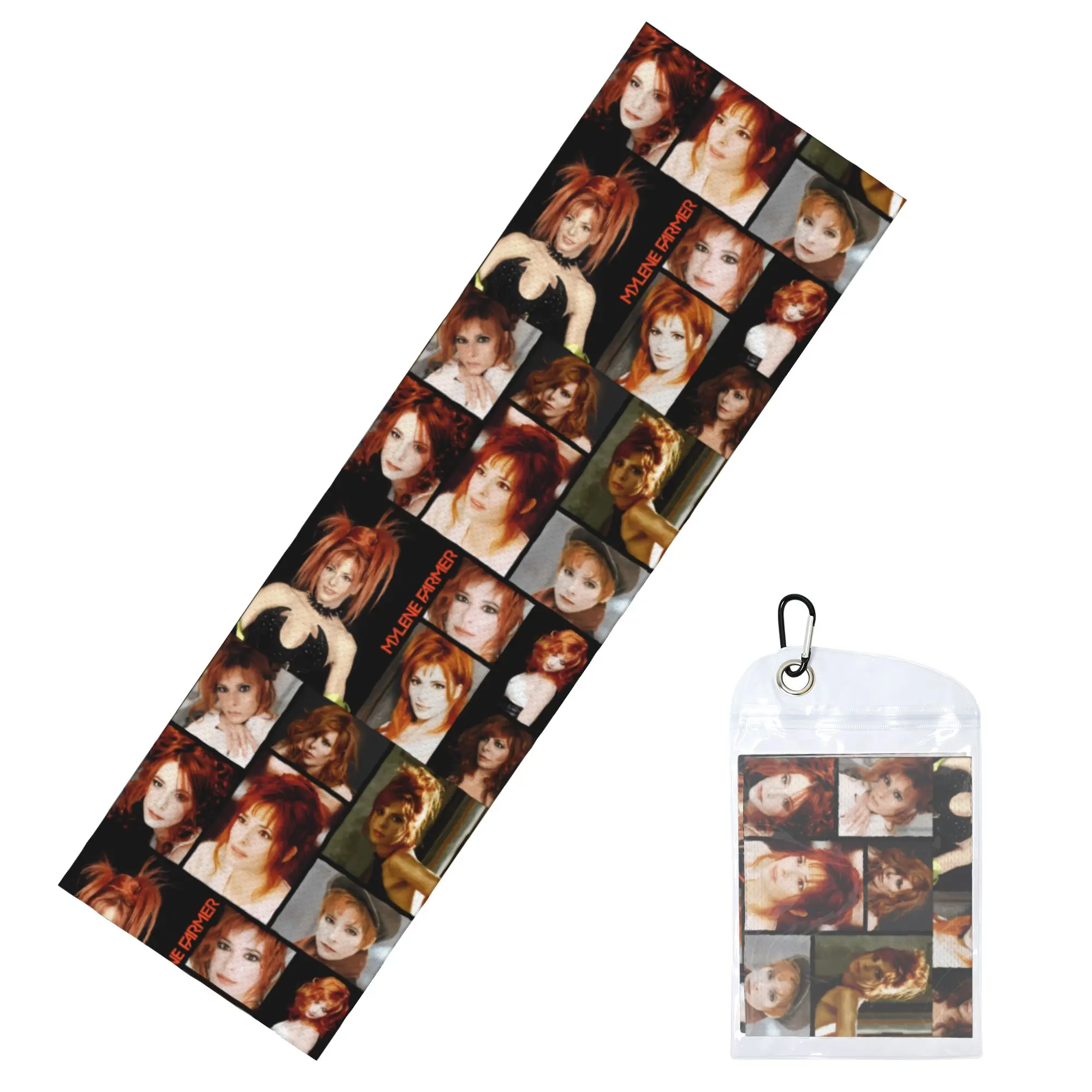 Mylene Farmer French Singer Actor Cold Exercise Towel Quick Drying Face Towel  Yoga Towels