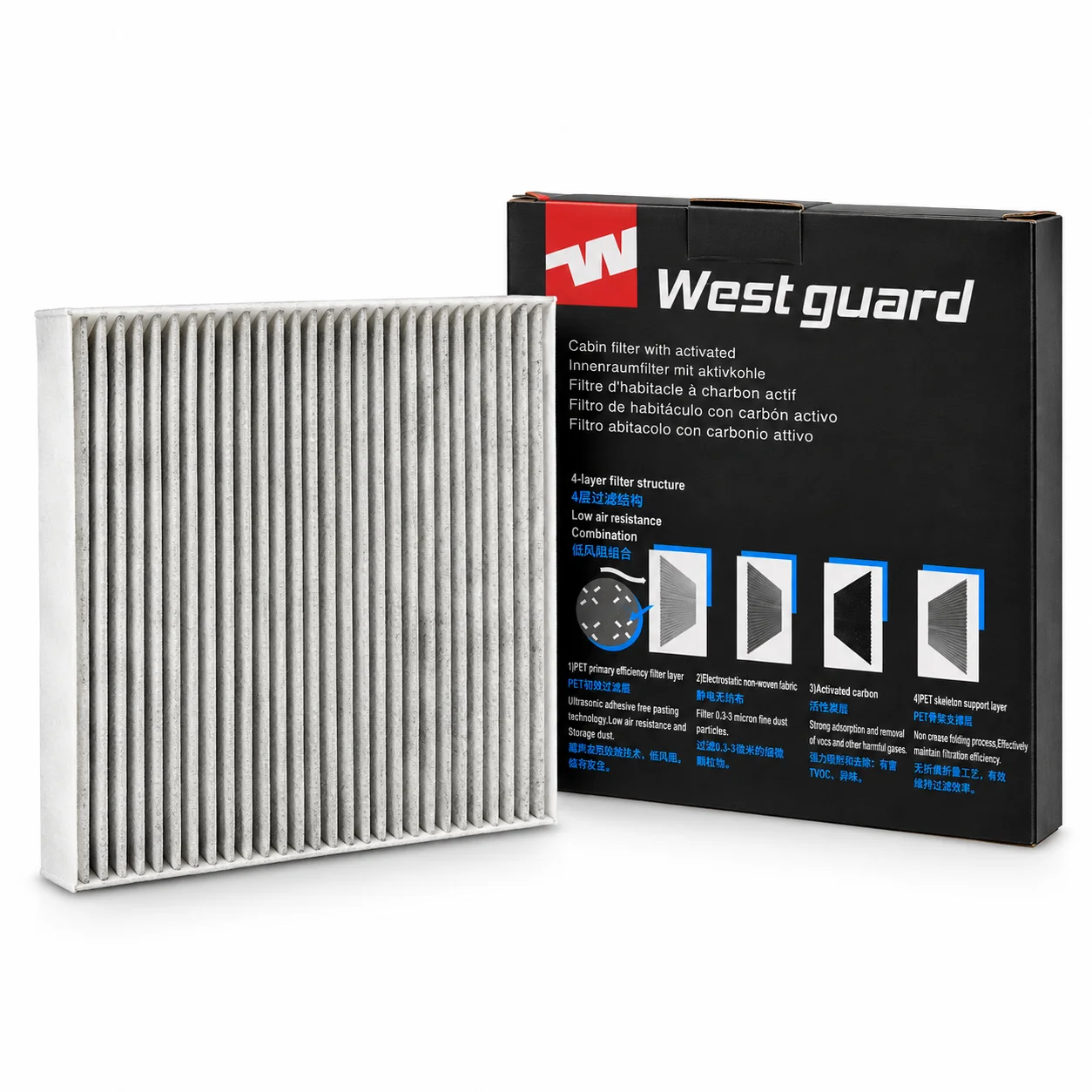 For Chery JAECOO J6 EV 2025- WESTGUARD Cabin Air Filter MK9610 1109190-AW02 1109013-U02 1109100-BB01 1109190-BH04 10352203150