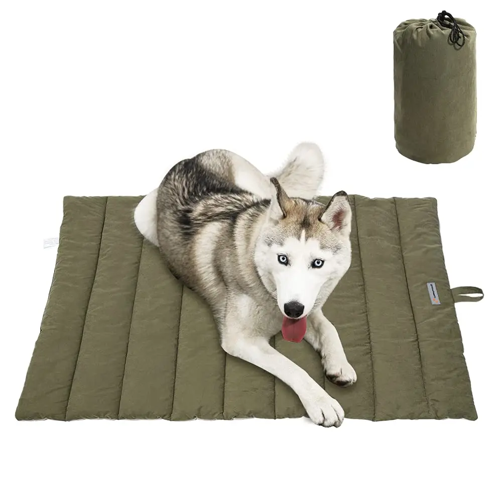 

Large Machine Wash Stylish Portable Bag Indoor Outdoor Waterproof Dog Bed Mat