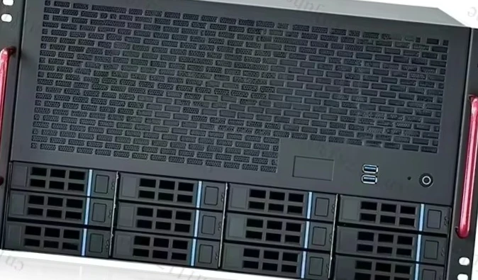 12S4 high-performance gaming PC chassis, 12 rack NASATX motherboard, power supply, suitable for entrepreneur AIO servers