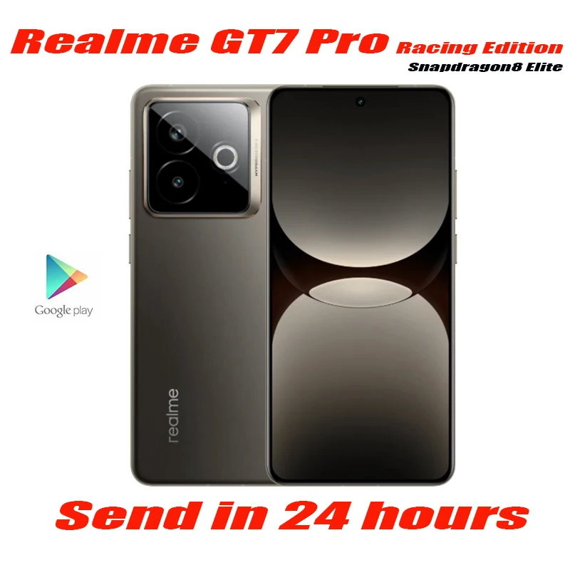 Realme GT 7 Pro Racing Edition New 6500mAh 120W Supervooc Snapdragon8 Elite 50MP Sony IMX896 OIS 6.78Inch AMOLED 120Hz IP69