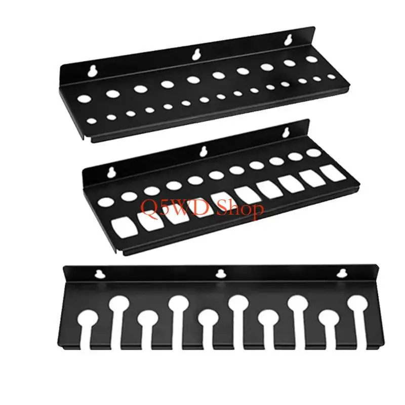 Q5WD Metal Tool Rack for Organizing Screwdrivers Pliers and Wrenches Wall Mount Tool Holder Organizers for Home Garage Use