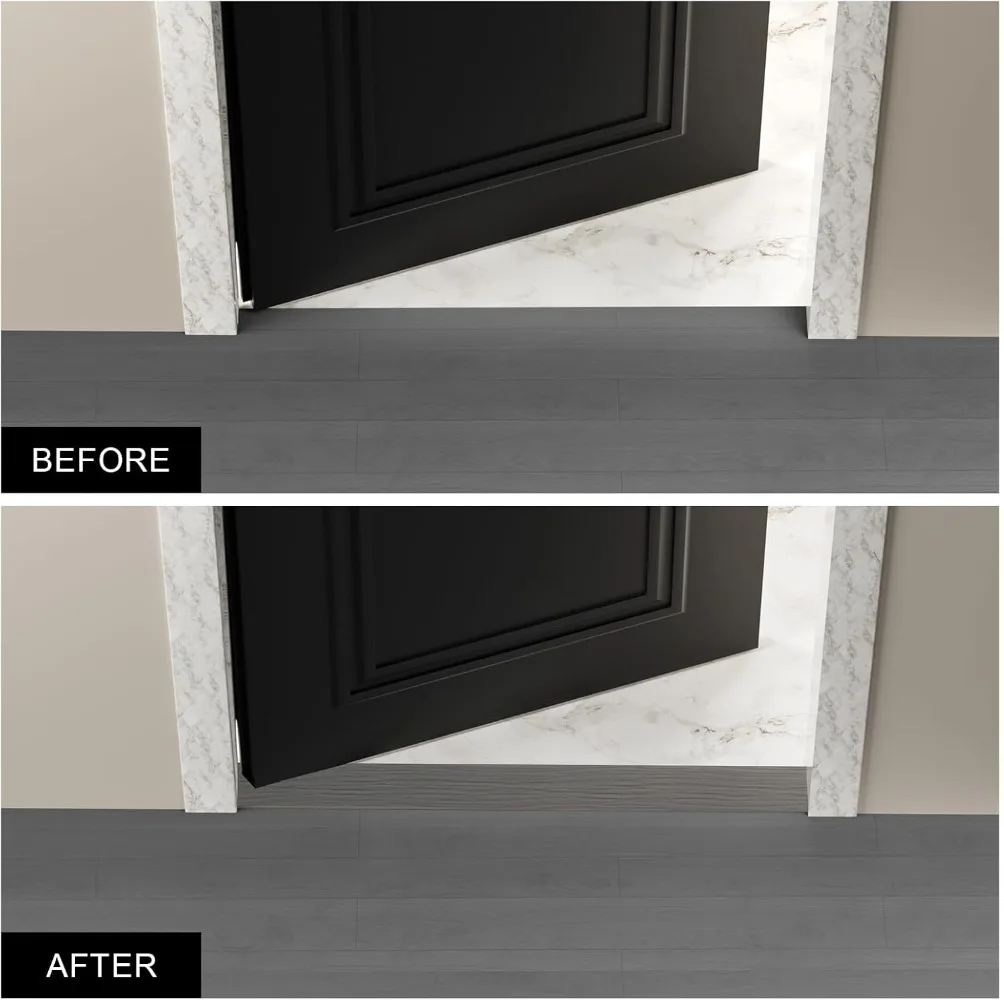 1pc 1m/3m Selbst-klebe Boden Abdeckung Streifen Teppich Rand Trim Streifen Boden Übergang tür Schwelle Lücken Tür Boden Dichtung Streifen – Detail 5