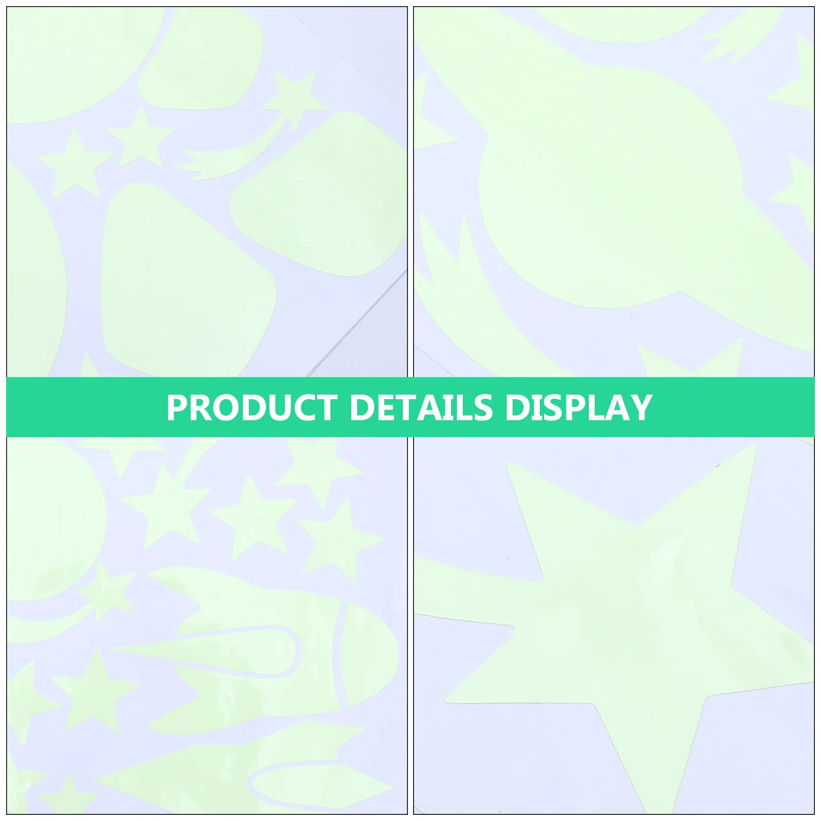 

1 Set 20Cm Night Luminous Star Sticker Glow In Dark Wall Decal For Kids Room Bedroom Ceiling Self-Adhesive Fluorescent Wall