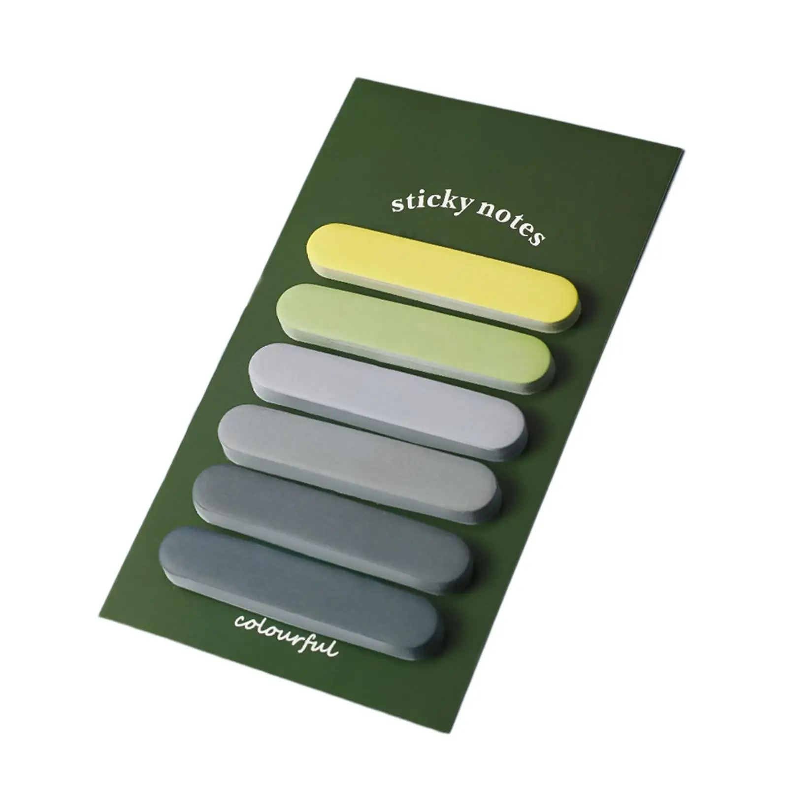 Sticky Notes Page Tabs Handwritten Highlighter Strips Flag Repositionable Note