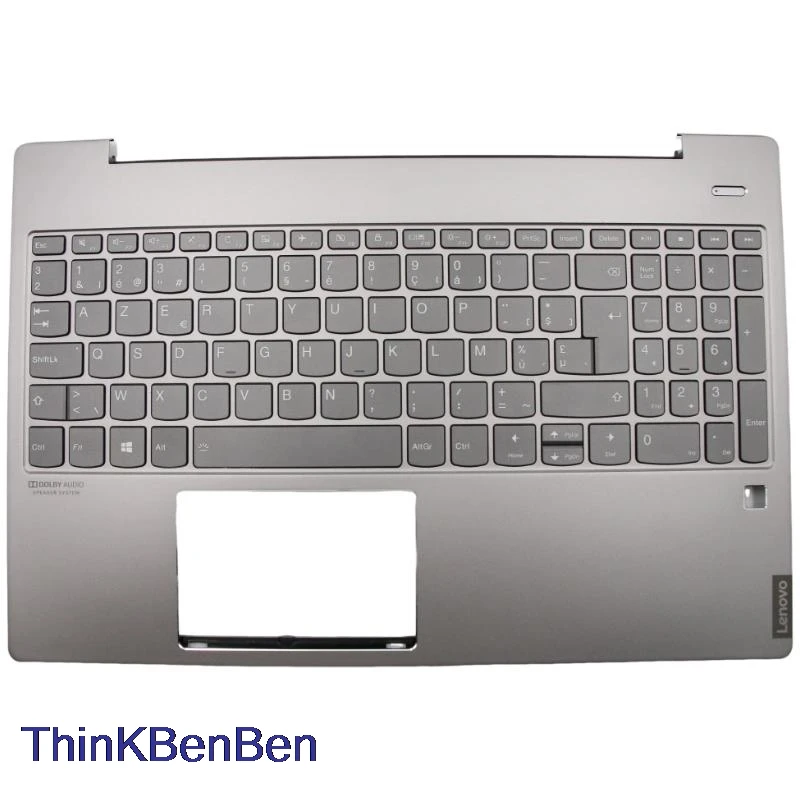 

BE Belgian Mineral Gray Keyboard Upper Case Palmrest Shell Cover For Lenovo Ideapad S540 15 15IWL GTX 5CB0U43610