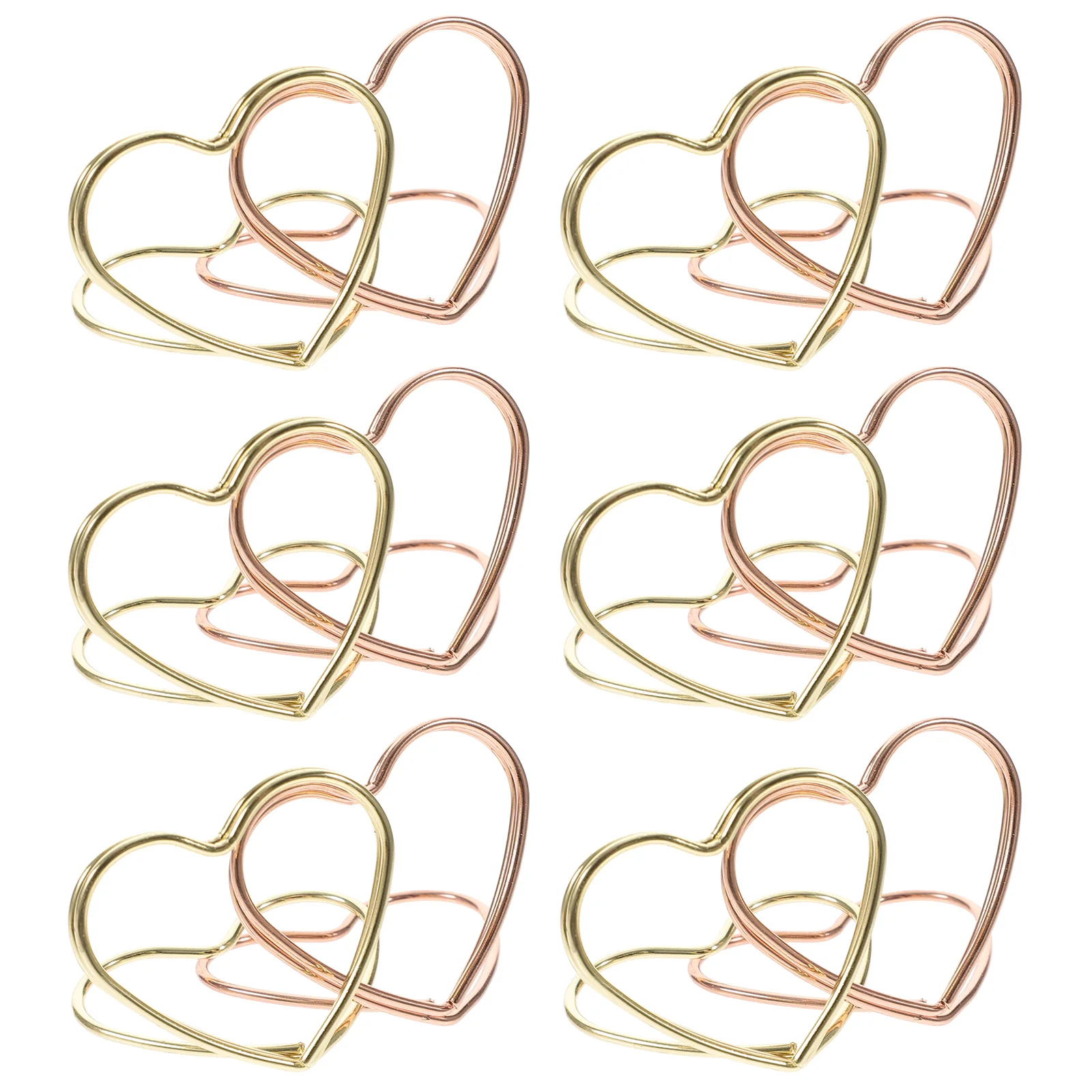 24-delige mappenvormige paperclip decoratieve clips kantooraccessoires bestandsbenodigdheden hart