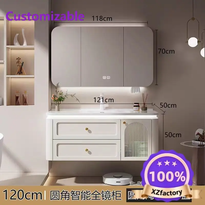 Factory Direct 2026 Top Mueble de baño, crema, integrado, baño, lavabo, lavado de cara