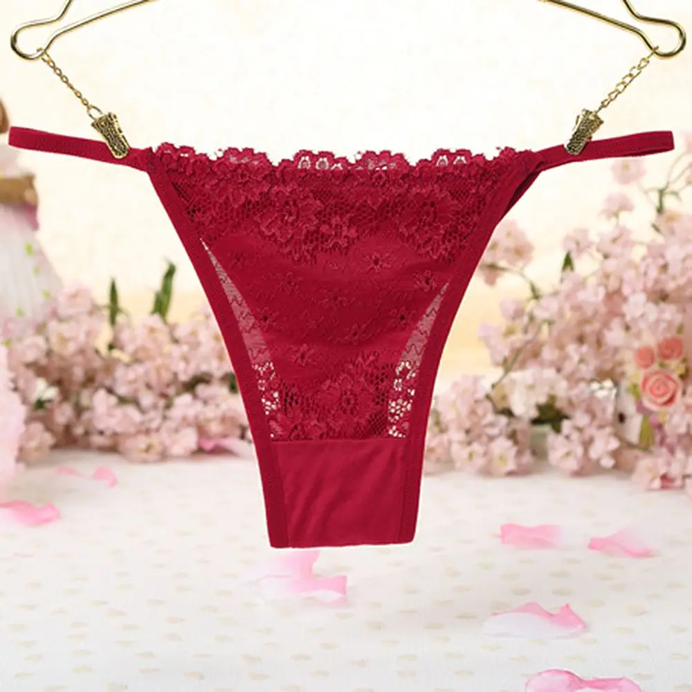 

Women Strap Bandage Lace Underwear Panties G-string Briefs