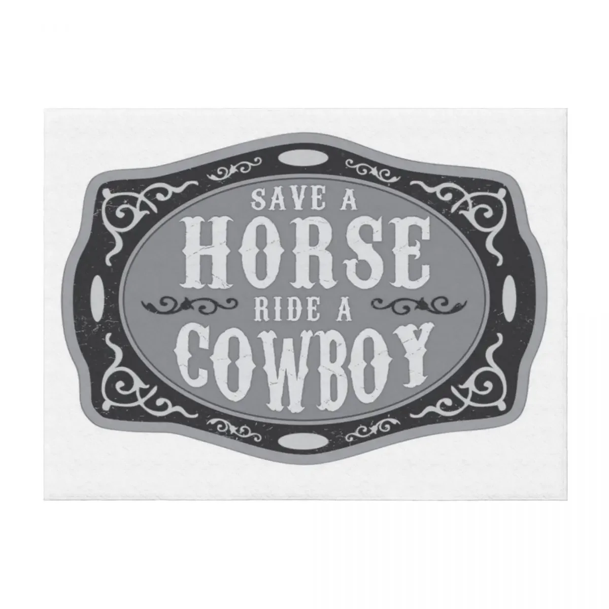 

Save a Horse Ride a Cowboy  GraphicLoveShop Throw Blanket For Baby Beautifuls Furry Blankets For Sofas Blankets