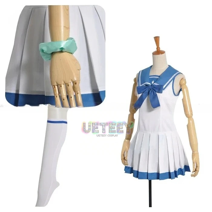 UETEEY Nagi no Asukara/Nagi-Asu: A Lull in the Sea Manaka Mukaido Chisaki Hiradaira أزياء تنكرية مخصصة بأي حجم #3