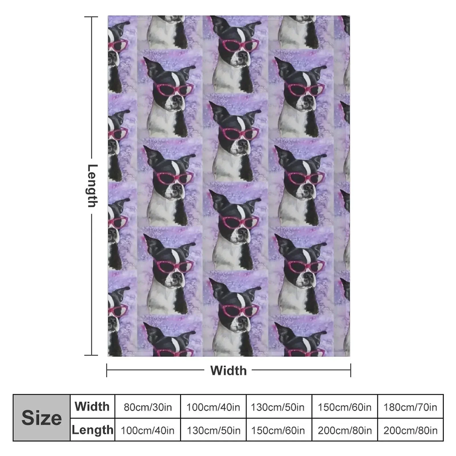 New Diva - Boston Terrier Throw Blanket Blankets For Sofas Luxury St anime Extra Large Throw Blankets