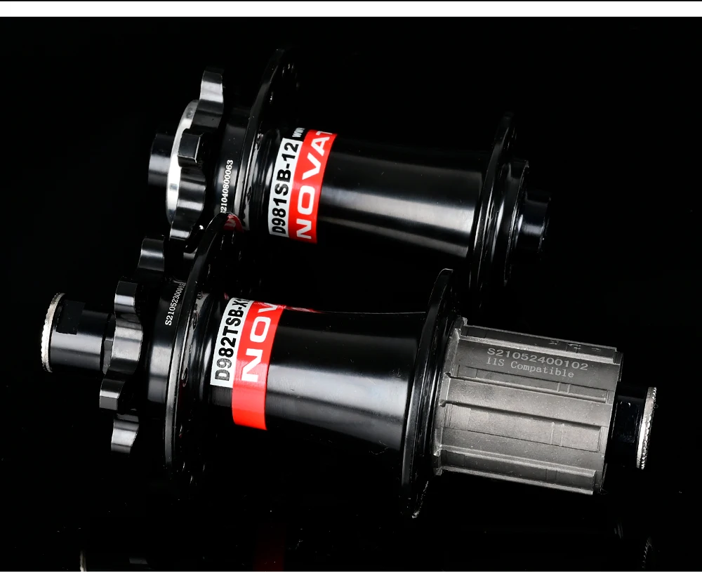 NOVATEC D981SB-12 D982SB-12 100 x12MM 142x12MM 28 löcher Vorne und Hinten Rennrad Disc Bremse lager Fahrrad Hub Für HG 8 9 10 11S – Detail 22
