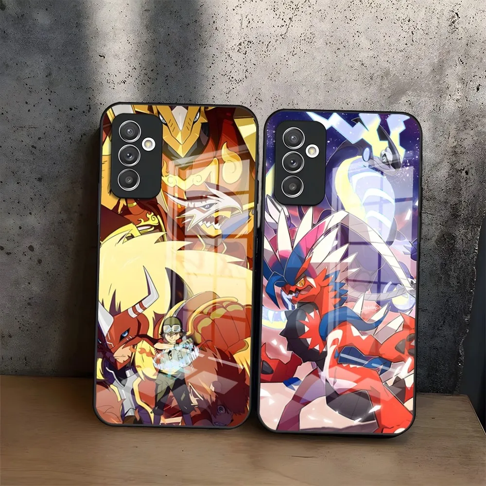 Cartoon Anime Digimon Phone Case for Samsung S24 Ultra S23 S22 S20 Fe S21 Plus Galaxy A54 A34 A24 A53 M54 Note 20 Back Cover